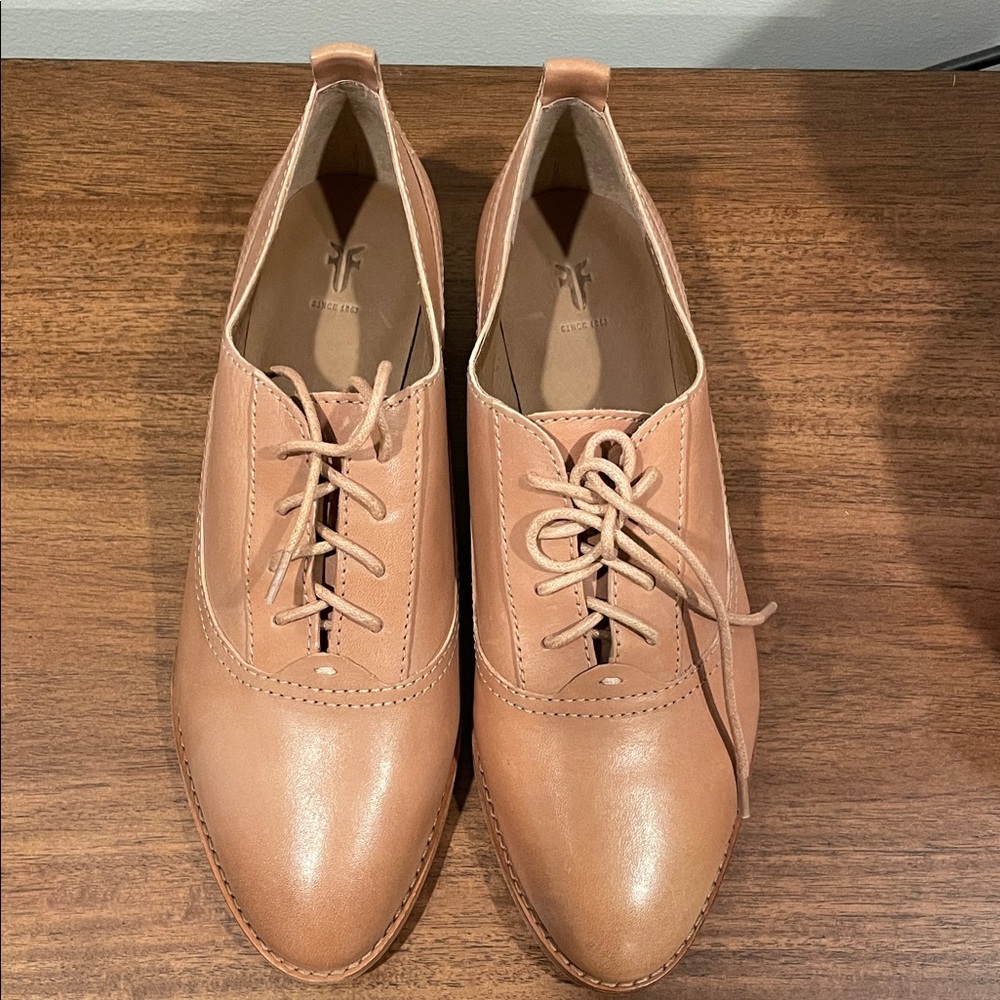 Frye Light Brown Leather Women's Loafers